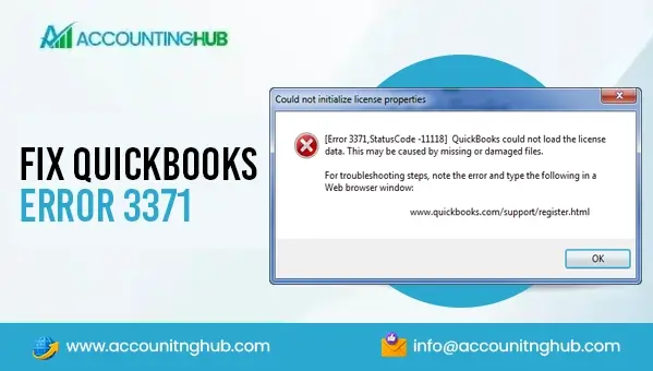 How To Fix QuickBooks Error 3371?
