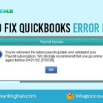 How To Fix QuickBooks Error PS038?