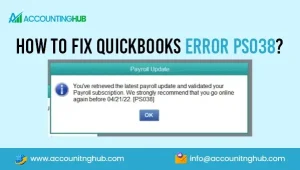 How To Fix QuickBooks Error PS038?