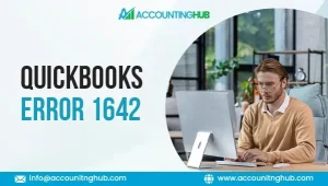 QuickBooks Error 1642