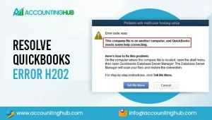 How To Resolve H202 Error In QuickBooks?